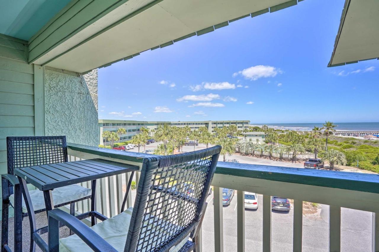 Isle Of Palms Beachfront Condo With Balcony And Pool! المظهر الخارجي الصورة