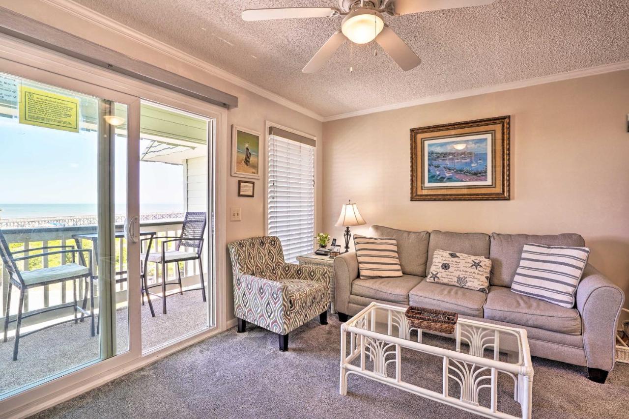 Isle Of Palms Beachfront Condo With Balcony And Pool! المظهر الخارجي الصورة