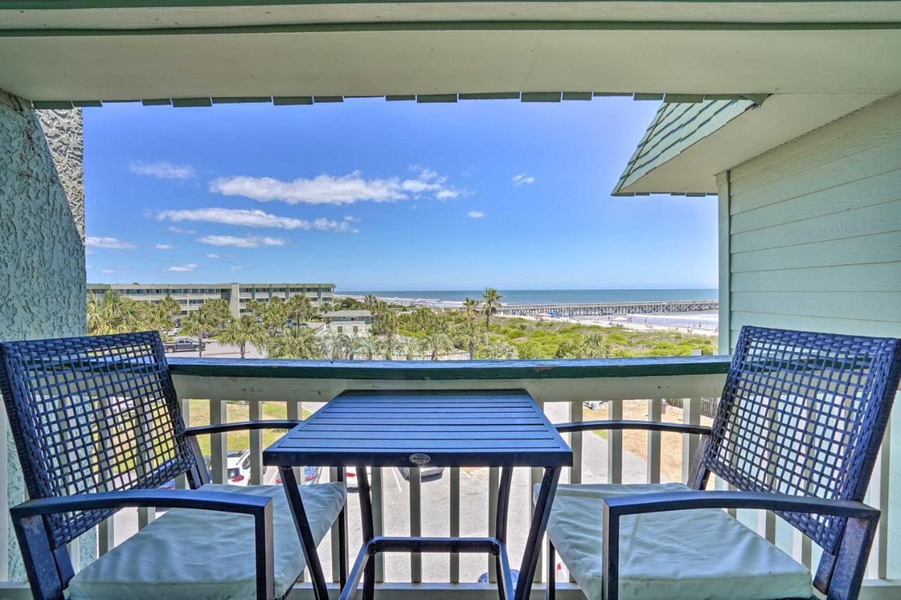 Isle Of Palms Beachfront Condo With Balcony And Pool! المظهر الخارجي الصورة