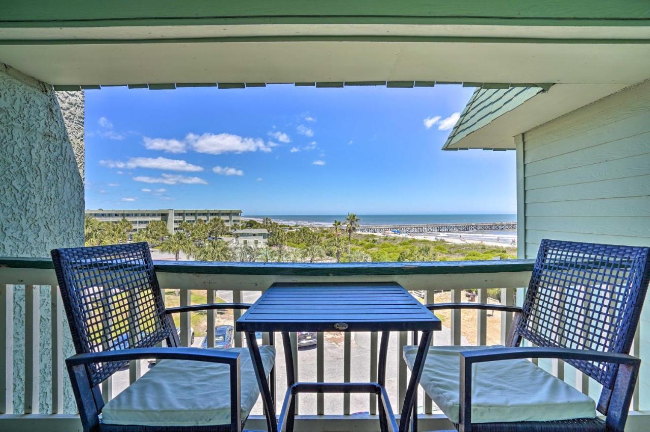 Isle Of Palms Beachfront Condo With Balcony And Pool! المظهر الخارجي الصورة