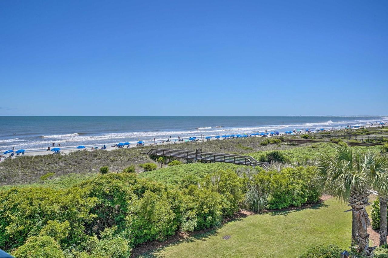 Isle Of Palms Beachfront Condo With Balcony And Pool! المظهر الخارجي الصورة